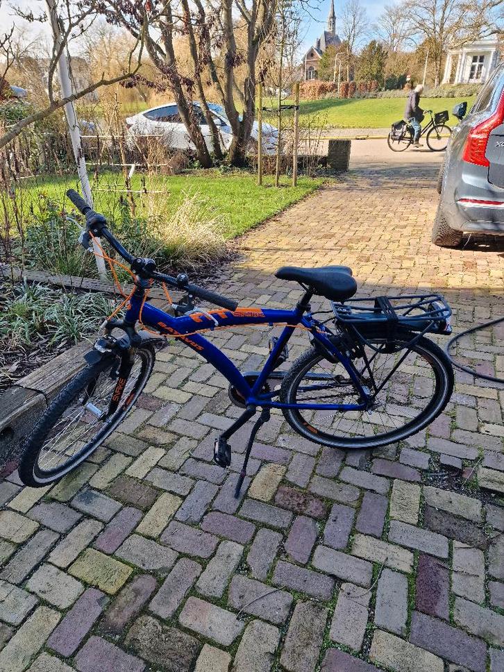 Batavus Snake fiets 26 inch. Blauw Oranje, Fietsen en Brommers, Fietsen | Jongens, Gebruikt, 26 inch of meer, Handrem, Versnellingen