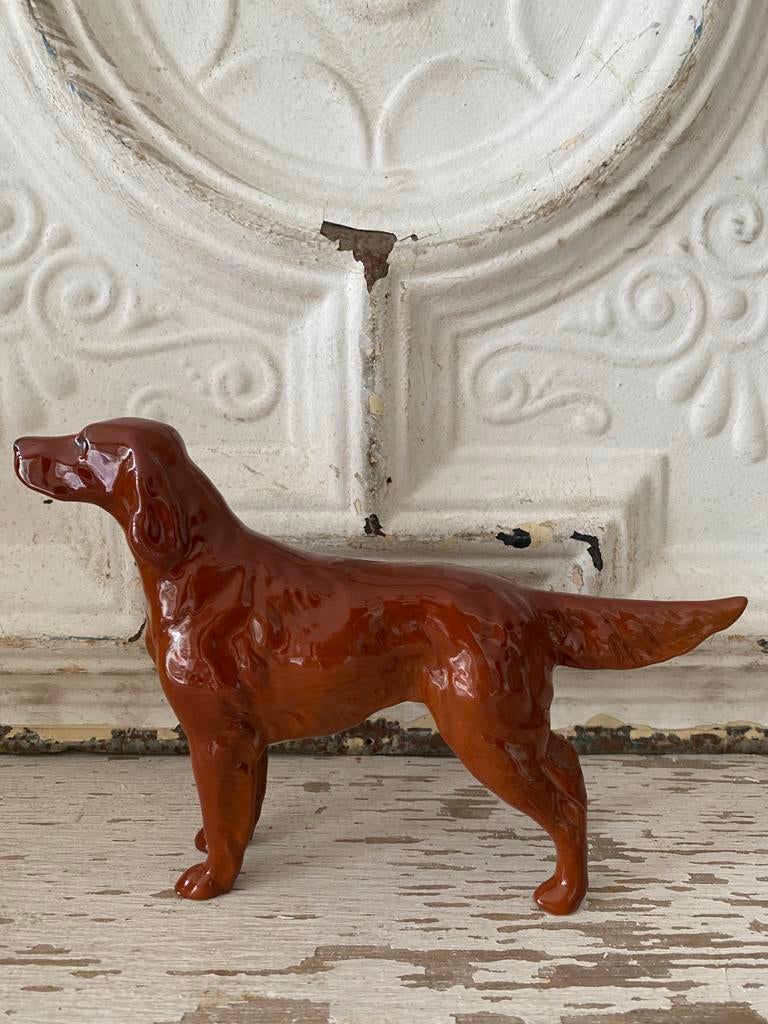 Vintage Beswick Ierse Setter beeldje hond, Ophalen of Verzenden, Zo goed als nieuw, Dier