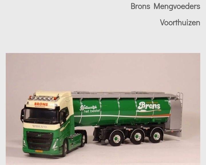Gezocht️⚠️RMO. Brons mengvoeders. WSI. Volvo fh., Hobby en Vrije tijd, Modelauto's | 1:50, Nieuw, Bus of Vrachtwagen, Wsi, Ophalen of Verzenden