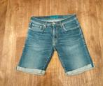 Pierre Cardin korte spijkerbroek. Maat 32.  1x aangehad, Ophalen of Verzenden, Zo goed als nieuw, Blauw, W32 (confectie 46) of kleiner