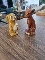 Retro Engelse Vos en Haas porseleinen Beeldjes, Verzamelen, Ophalen of Verzenden, Zo goed als nieuw, Dier