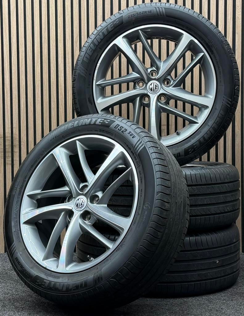 Originele 18 inch MG EHS 5x112 ET41 235/50/18 Delinte ZOMER!, Ophalen, 18 inch, ., Banden en Velgen