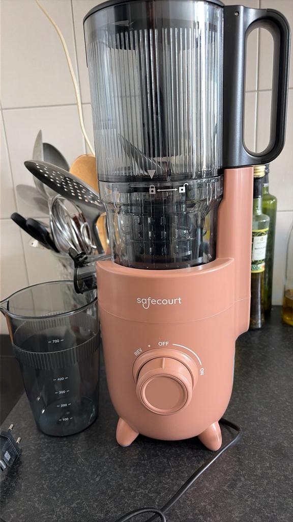 Safecourt Purepress Slowjuicer, Witgoed en Apparatuur, Keukenmixers, Ophalen, Zo goed als nieuw, Vaatwasserbestendig, 1 snelheid