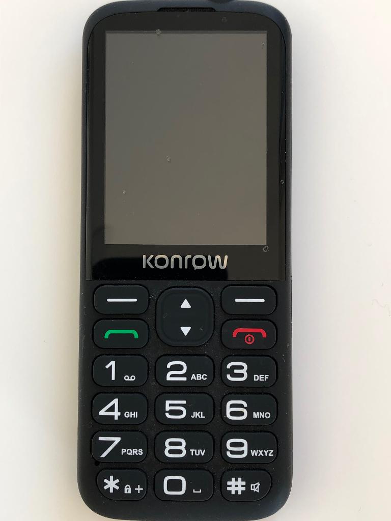 Konrow Senior 280 Plus mobiele telefoon (nieuw), Ophalen, Zo goed als nieuw, Klassiek of Candybar, Zonder simlock