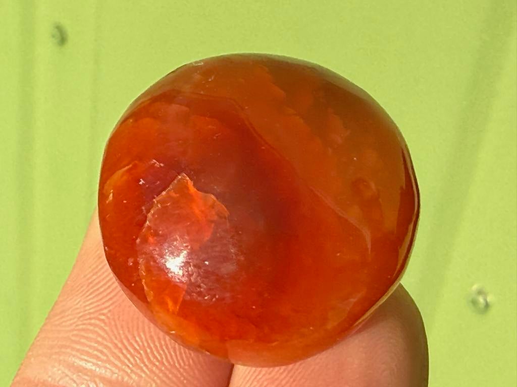 Carneool edelsteen broekzaksteen trommelsteen mineralen G, Ophalen of Verzenden, Mineraal