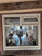 Gevelraam met dubbelglas en kiepraam, Doe-het-zelf en Verbouw, Glas en Ramen, Gevelraam of Ruit, Gebruikt, 80 tot 120 cm, Ophalen of Verzenden