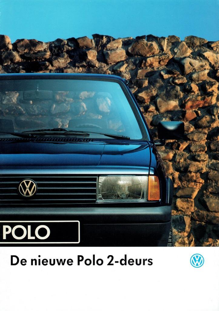 Folder Volkswagen Polo 2-deurs (1990), Verzenden, Gelezen, Volkswagen
