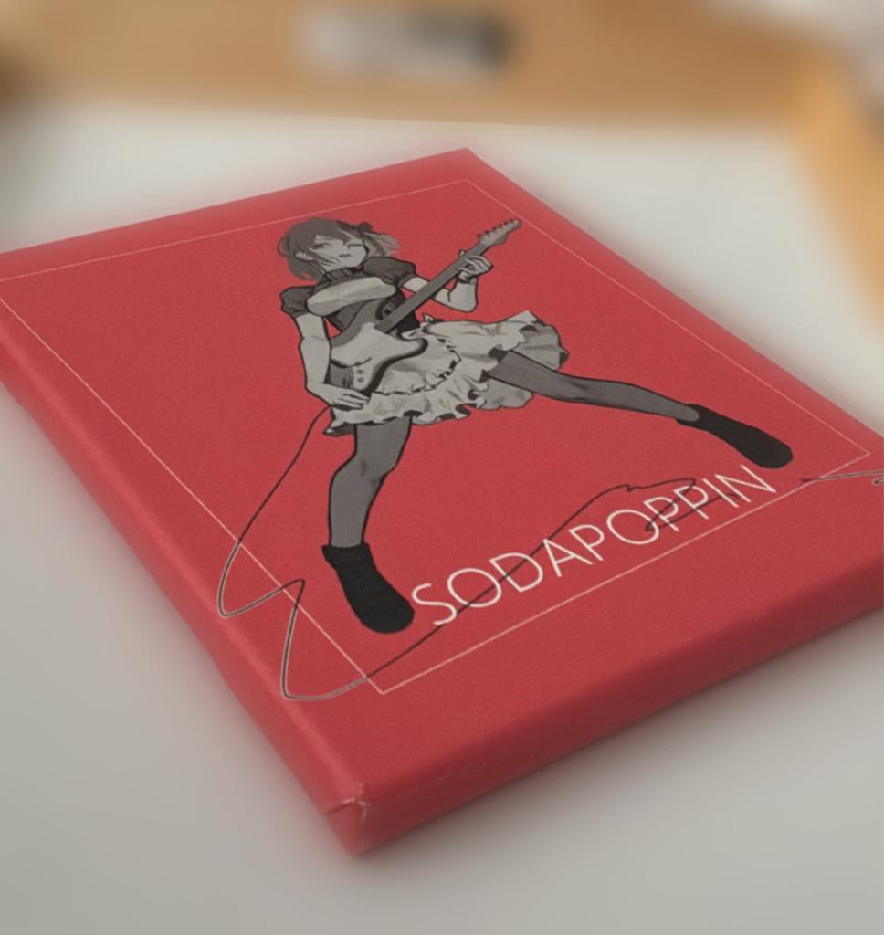 'SODAPOPPIN' Anime-stijl Canvas Print, Huis en Inrichting, Woonaccessoires | Schilderijen, Tekeningen en Foto's, Gebruikt, Print