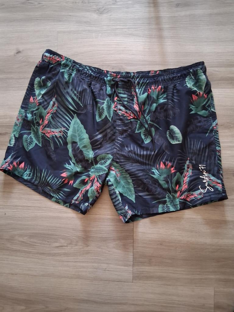 Nieuwe zwemshort met tropische print - Maat XXL, Kleding | Heren, Badmode en Zwemkleding, Ophalen of Verzenden, Overige maten