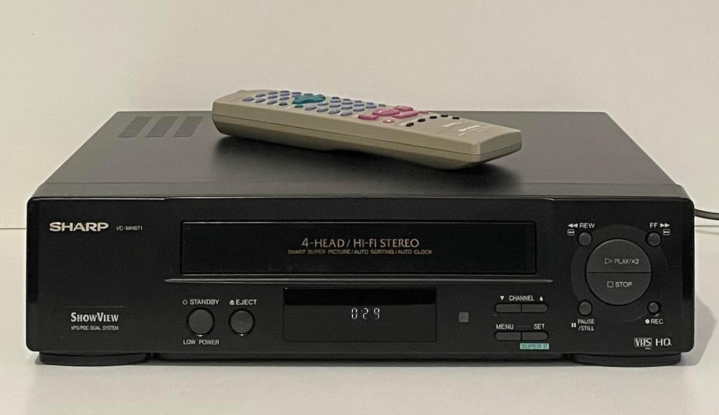 Sharp VC-MH671 VHS videorecorder, Audio, Tv en Foto, Videospelers, Ophalen of Verzenden, Gebruikt