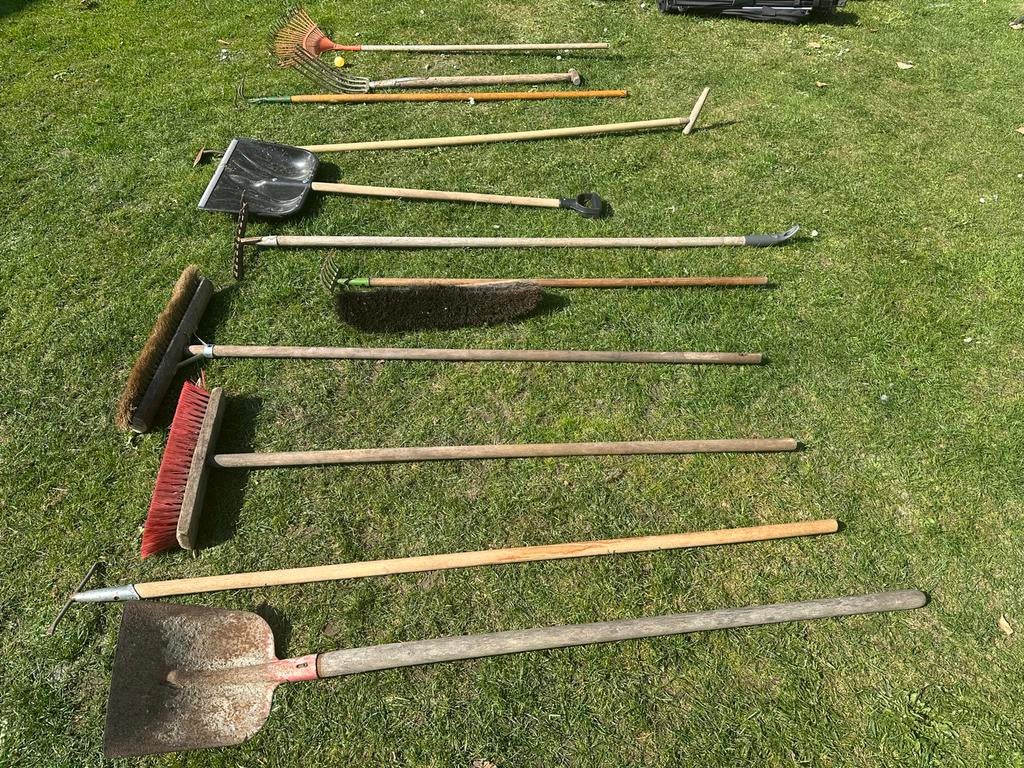 Divers tuingereedschap 11 stuks voor 50,-, Tuin en Terras, Ophalen of Verzenden, Gebruikt, Overige soorten