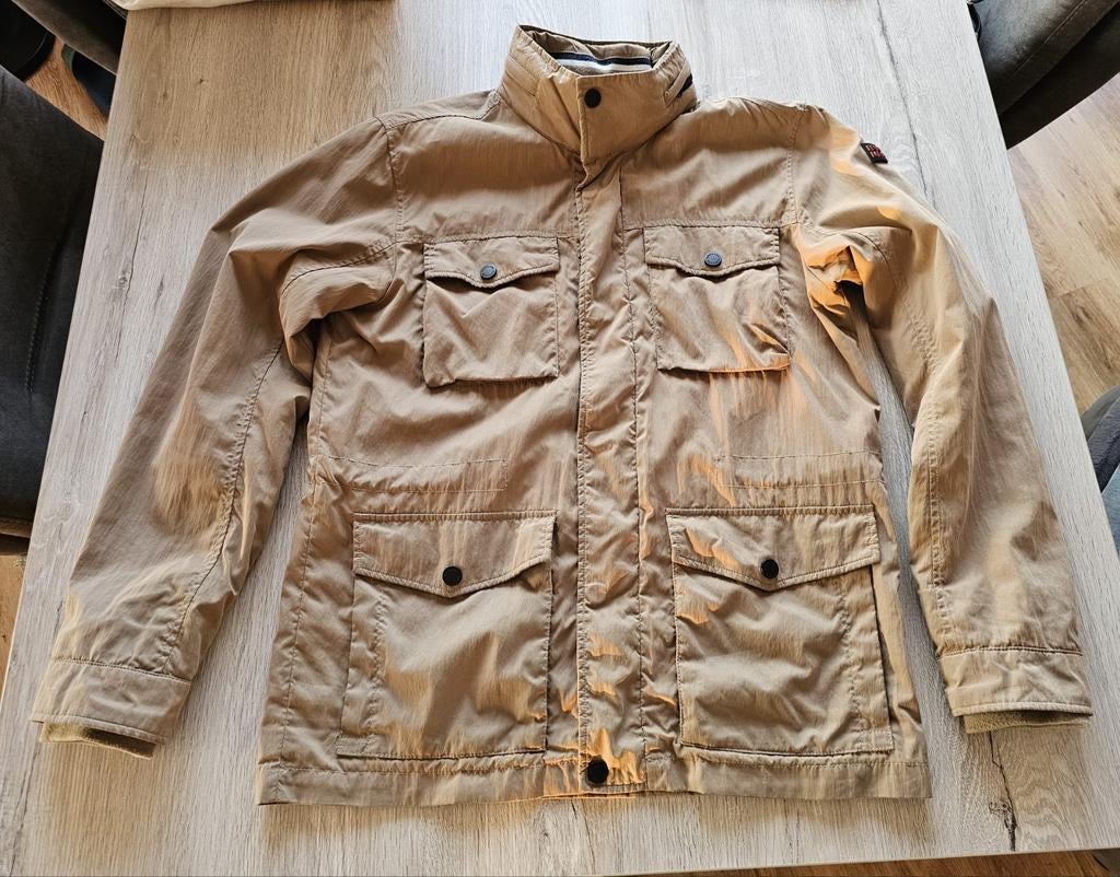 Prachtige Finnmark lente/zomer jas, Kleding | Heren, Jassen | Zomer, Ophalen of Verzenden, Zo goed als nieuw, Beige