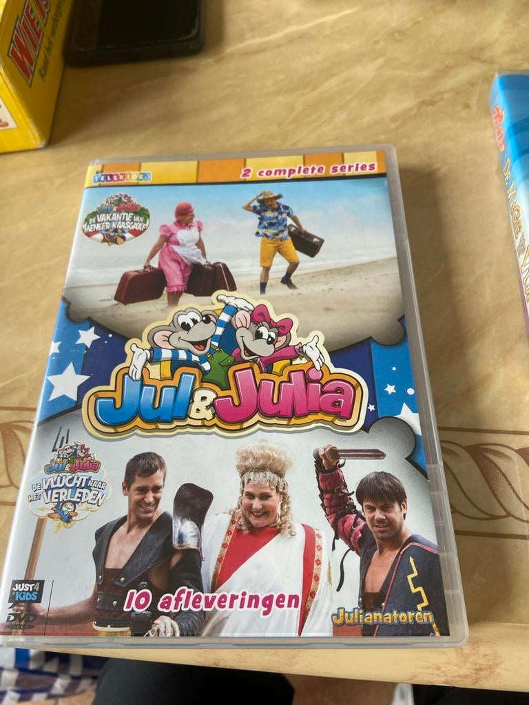Jul & Julia DVD - De Vakantie van Meneer Kaasgaaf, Cd's en Dvd's, Avontuur, Alle leeftijden, Ophalen of Verzenden, Zo goed als nieuw
