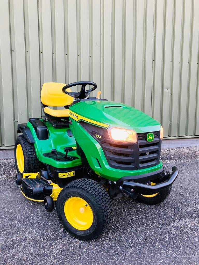 Zeer nette john deere x167 NIEUW TYPE! Hydro 122cm mulch dek, Tuin en Terras, Ophalen, Zo goed als nieuw