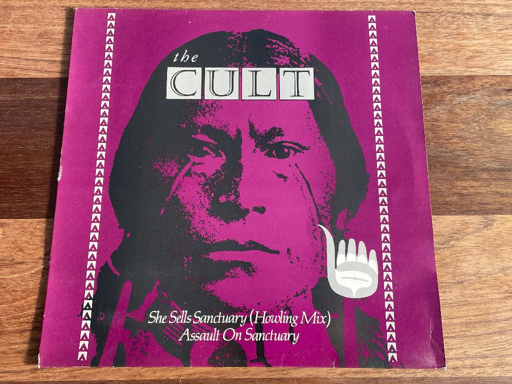 Vinyl Maxisingle The Cult She Sells Sanctuary Remixes, Gebruikt, Maxi-single, 1980 - 1989, Ophalen of Verzenden