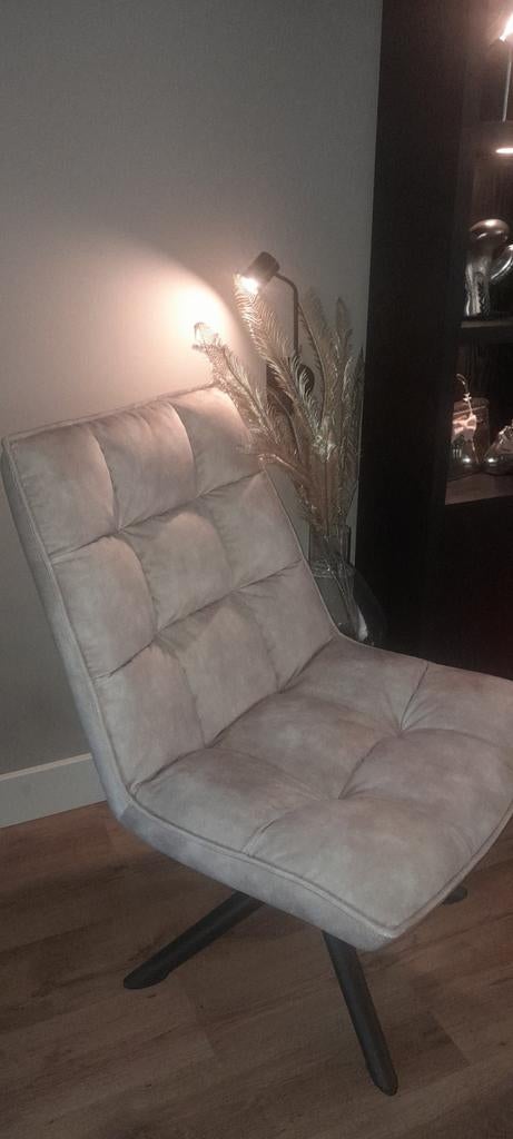 Prachtige nieuwe fauteuil - Velours Velvet - Hotel Chic, Ophalen, Nieuw, 75 tot 100 cm, Stof