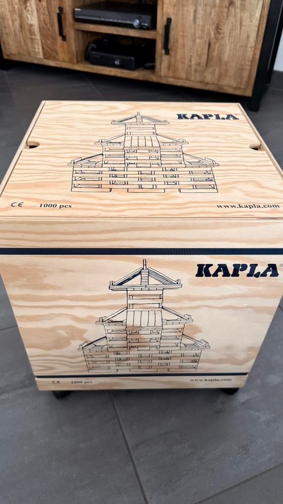 Kapla blokken 1000 stuks, Kinderen en Baby's, Speelgoed | Bouwstenen, Ophalen, Zo goed als nieuw, Overige merken