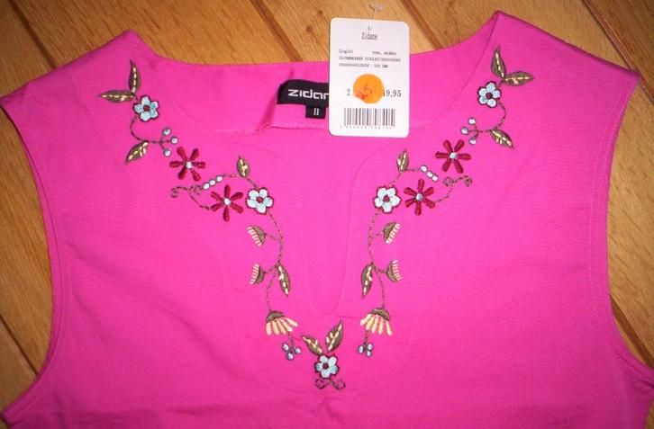 Zidane top t- shirt roze mouwloos maat S - nieuw -, Kleding | Dames, Tops, Nieuw, Maat 38/40 (M), Roze, Zonder mouw, Ophalen of Verzenden