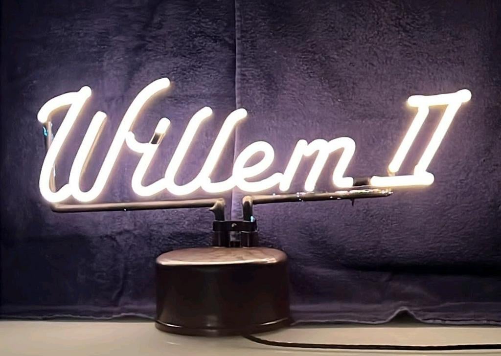 Willem II Neon Reclame Licht - Vintage Philips, Ophalen