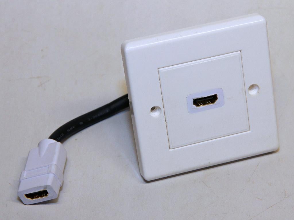 HDMI stopcontact inbouw of opbouw, Ophalen of Verzenden, Nieuw, Minder dan 2 meter, HDMI-kabel