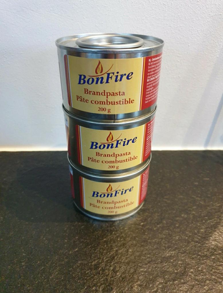 Bonfire brandpasta, 3 stuks, nieuw, Ophalen of Verzenden, Nieuw