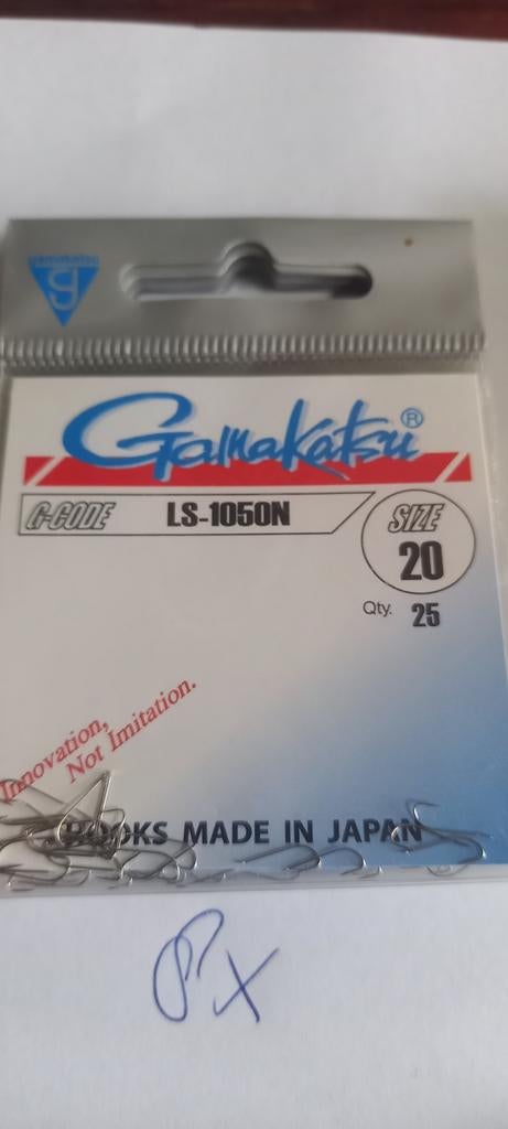 Gamakatsu Witvis Haken en Onderlijn Boekjes (88st.), Haak, Gamakatsu, Nieuw, Ophalen of Verzenden