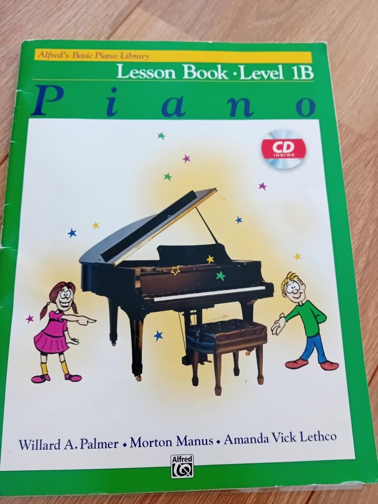 Alfred's Basic Piano Library - Lesson Book Level 1B + CD, Muziek en Instrumenten, Bladmuziek, Overige genres, Les of Cursus, Ophalen of Verzenden