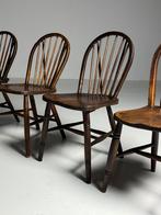 Windsor stoelen Engels antiek 4x