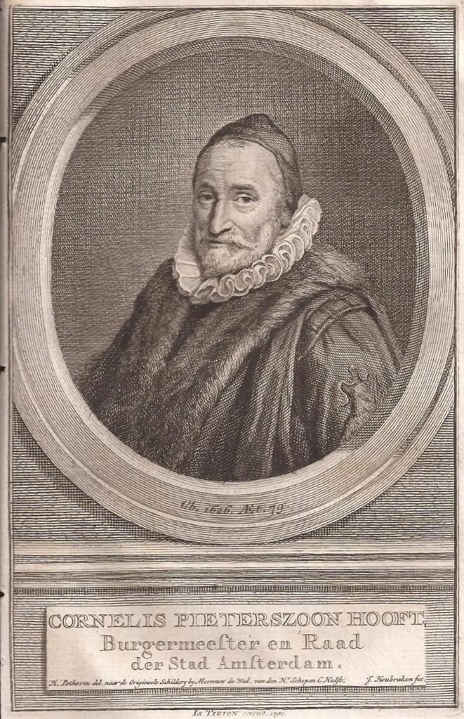 Portret Cornelis Pieterszoon Hooft, Burgemeester en Raad Ams, Ophalen of Verzenden