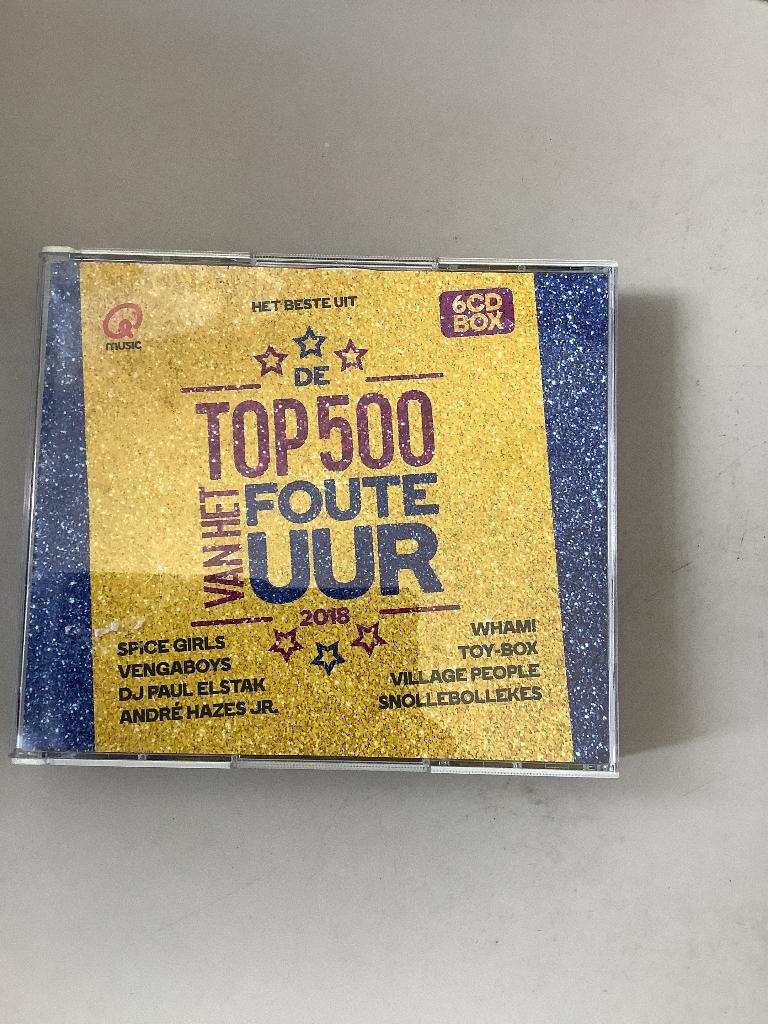 Top 500 van het foute uur 2018 (6 cd’s), Ophalen of Verzenden, Zo goed als nieuw