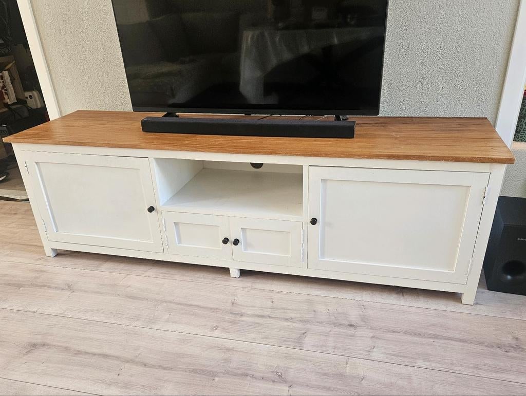 Landelijke Tv kast, Ophalen, Gebruikt, 150 tot 200 cm, Minder dan 100 cm