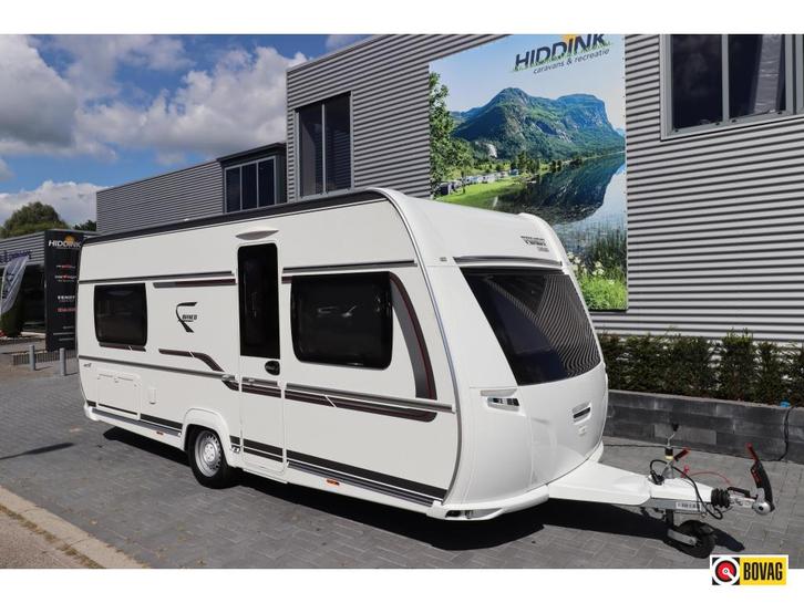 Fendt Bianco Activ 495 SFE, Caravans en Kamperen, Caravans, Bedrijf, tot en met 4, 1250 - 1500 kg, Treinzit, Fendt, Frans bed