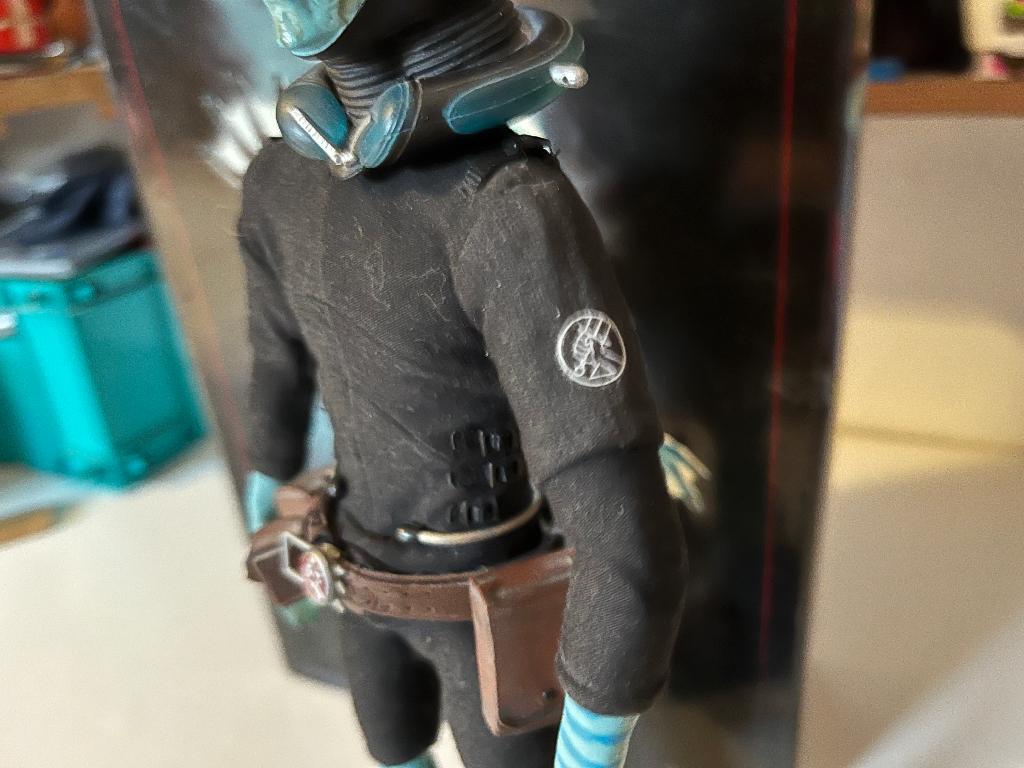 Abe Sapien 30 cm figuur Hellboy Sideshow Collectibles 2004, Ophalen of Verzenden, Gebruikt, Film, Actiefiguur of Pop