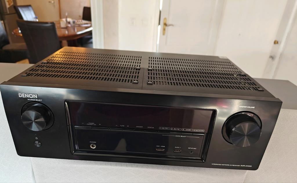 Denon AVR-X1000 AV Receiver, Audio, Tv en Foto, Versterkers en Receivers, Gebruikt, Denon, Ophalen of Verzenden, 60 tot 120 watt