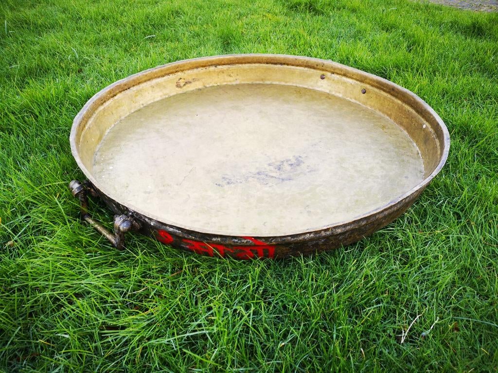 Enorm dienblad uit India, Antiek en Kunst, Ophalen