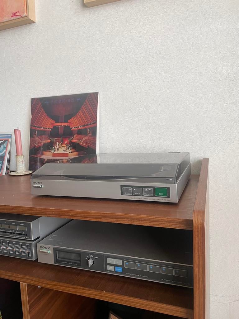 Sony Platenspeler met Radio en Versterker, Ophalen, Gebruikt, Platenspeler, Sony