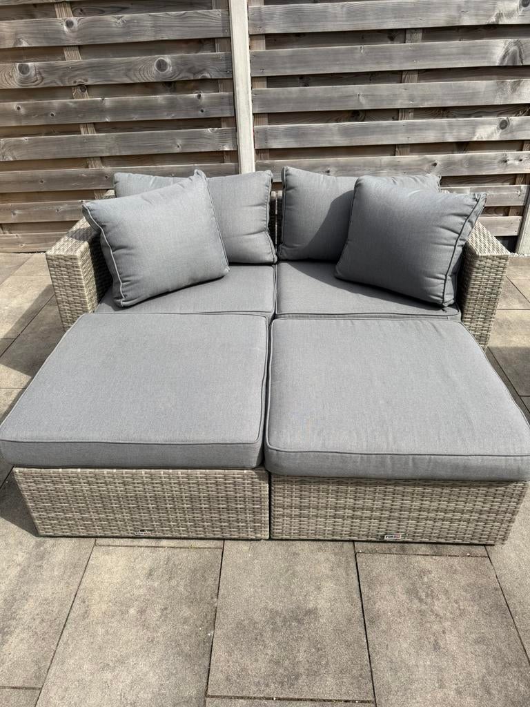 Forza Barolo loungeset (Ash Grey, incl. kussens), Ophalen, Zo goed als nieuw, Wicker