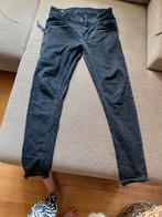 Once we were warriors donkere jeans met stoere rits, Kleding | Dames, Maat 38/40 (M), Zwart, Ophalen of Verzenden, Lang