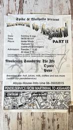 1993 poster Return to Asgaard Thunderdome hardcore gabber, Ophalen of Verzenden, A1 t/m A3