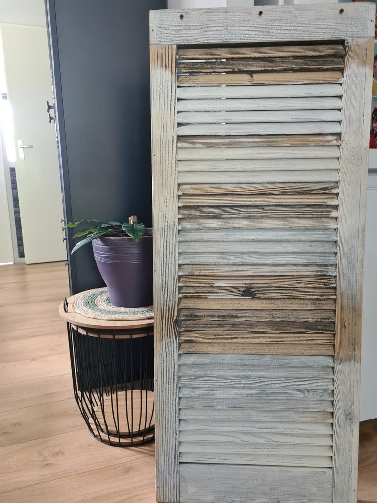 Louvre deurtje, Ophalen, Gebruikt