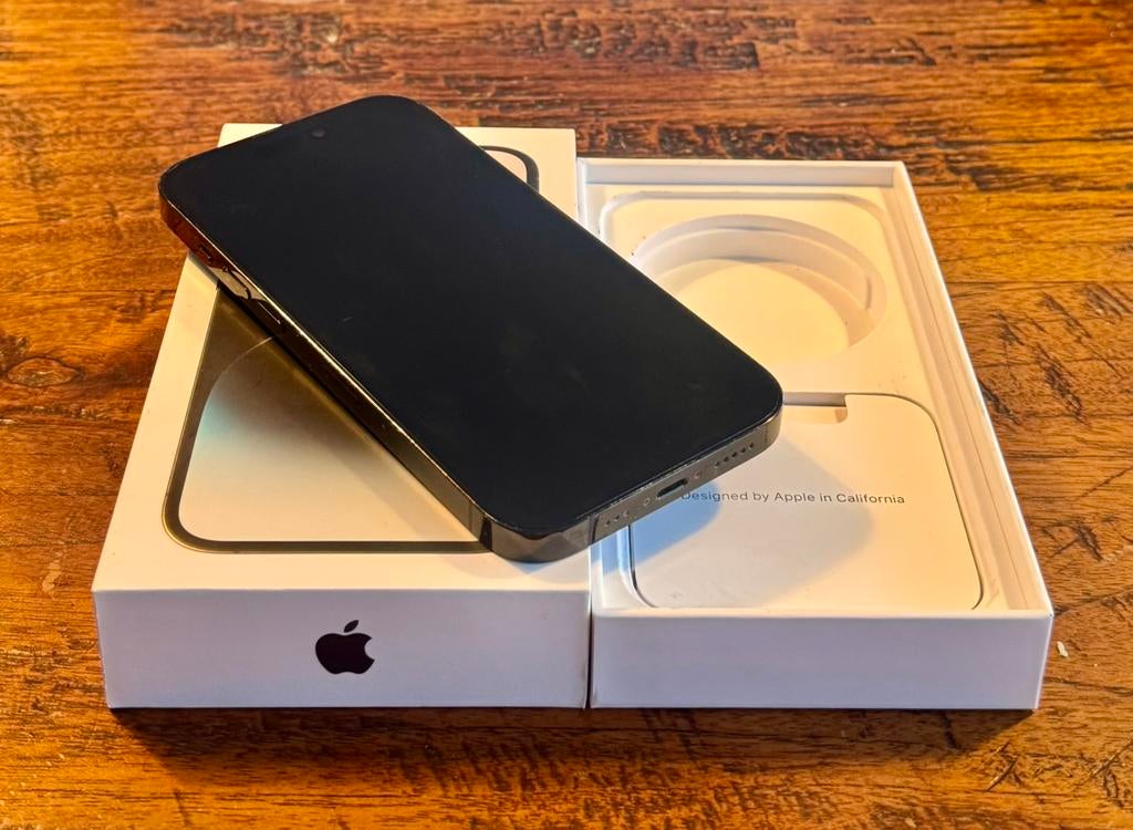iPhone 14 Pro 128Gb Zwart | 90% batterijconditie, Zwart, Ophalen of Verzenden, Zo goed als nieuw, Zonder simlock