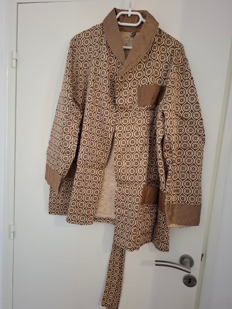 Zomerse ochtendjas (heer), Kleding | Heren, Pyjama's, Zo goed als nieuw, Maat 52/54 (L), Ophalen of Verzenden