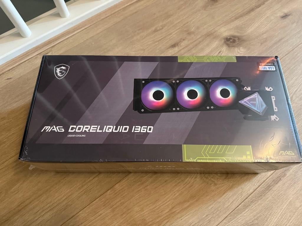 MSI Core liquid 360, Computers en Software, Computerkoelers, Nieuw, Waterkoeling, Ophalen of Verzenden