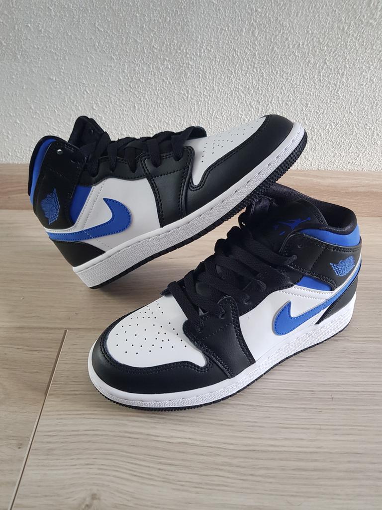 Jordan 1 mid racer blue maat 36, Ophalen of Verzenden, Nieuw, Blauw