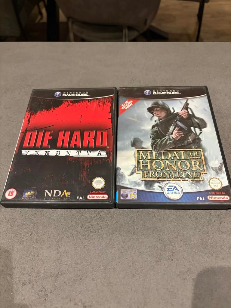Nintendo GameCube Games: Die Hard Vendetta & Medal of Honor, Spelcomputers en Games, Games | Nintendo GameCube, Gebruikt, Shooter
