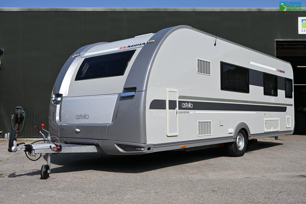 Adria Astella Glam Edition 663 HT|ALDE|Mover|Voortent|ATC, Caravans en Kamperen, Caravans, Kachel, Tot en met 2, 7 tot 8 meter