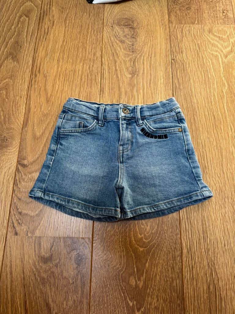 Nik & Nik korte spijkerbroek maat 134, zo goed als nieuw, Kinderen en Baby's, Kinderkleding | Maat 134, Ophalen of Verzenden, Zo goed als nieuw