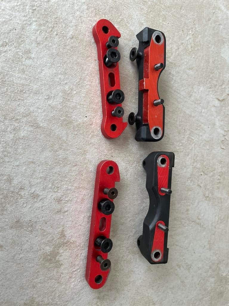 Arrma Kraton/Outcast 8s EXB Alu hinge pin retainers, Ophalen of Verzenden, Gebruikt, Overige schalen, Onderdeel