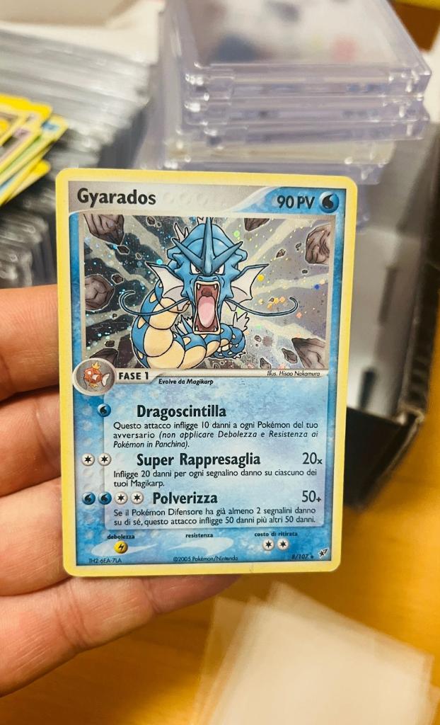 Gyarados 8/107 Holo Ex Deoxys Pokemon, Verzenden, Zo goed als nieuw, Losse kaart, Foil