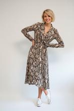 Midi jurk karen millen/slangen print/snake, Maat 38/40 (M), Verzenden, Zo goed als nieuw, Onder de knie